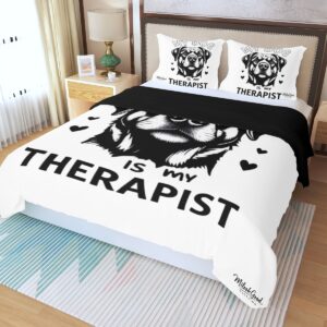 Three Piece Duvet Bedding Set - Black, Twin