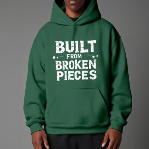 Unisex Pullover Hoodie with Micro-Fleece Lining - Forest Green, M