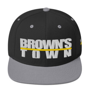 Snapback Hat - Black/ Silver