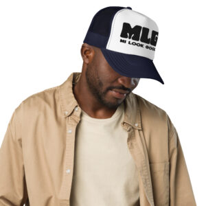 Foam trucker hat - Navy/ White/ Navy