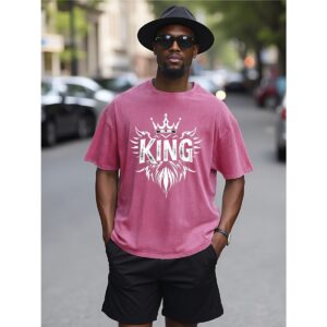 Unisex Heavyweight T-shirt - Rose red, L