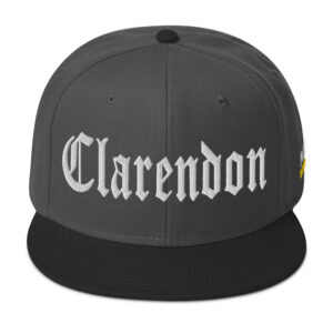 Snapback Hat - Black / Charcoal gray / Charcoal gray