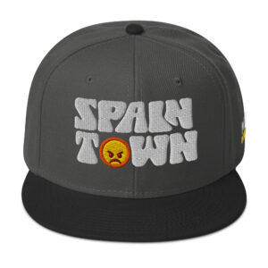 Snapback Hat - Black / Charcoal gray / Charcoal gray