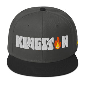 Snapback Hat - Black / Charcoal gray / Charcoal gray