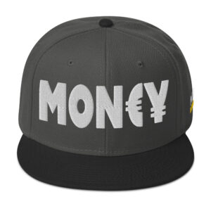 Snapback Hat - Black / Charcoal gray / Charcoal gray