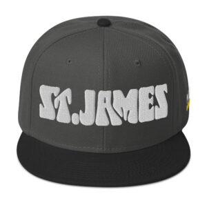 Snapback Hat - Black / Charcoal gray / Charcoal gray