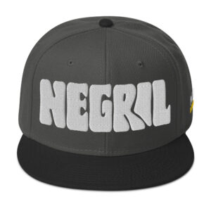 Snapback Hat - Black / Charcoal gray / Charcoal gray