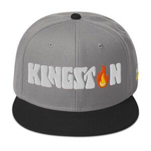 Snapback Hat - Black / Gray / Gray