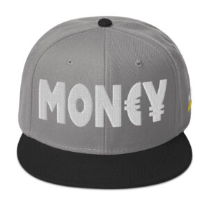 Snapback Hat - Black / Gray / Gray