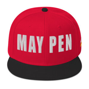 Snapback Hat - Black / Red / Red