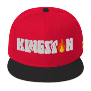 Snapback Hat - Black / Red / Red