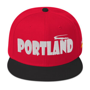 Snapback Hat - Black / Red / Red