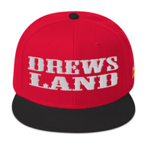 Snapback Hat - Black / Red / Red