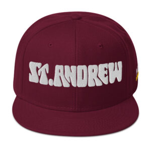 Snapback Hat - Burgundy maroon