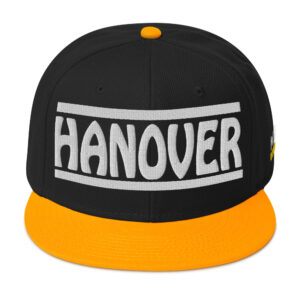 Snapback Hat - Gold / Black / Black