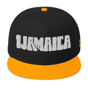 Snapback Hat - Gold / Black / Black