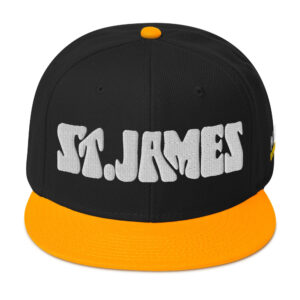 Snapback Hat - Gold / Black / Black