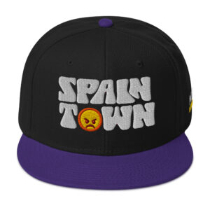 Snapback Hat - Purple / Black / Black