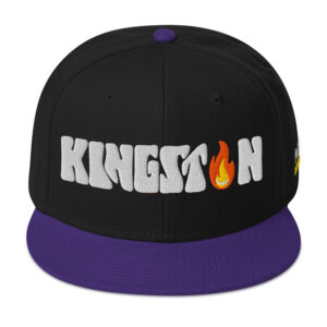 Snapback Hat - Purple / Black / Black