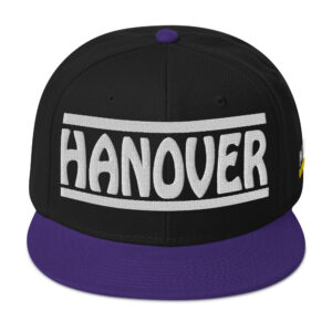 Snapback Hat - Purple / Black / Black