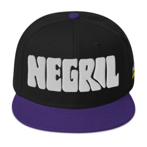 Snapback Hat - Purple / Black / Black