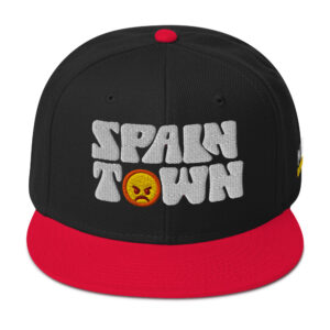 Snapback Hat - Red / Black / Black