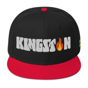 Snapback Hat - Red / Black / Black