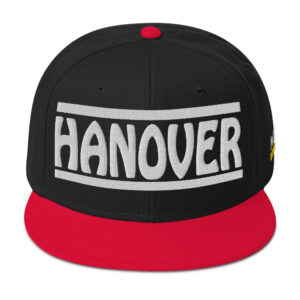 Snapback Hat - Red / Black / Black