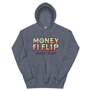 Unisex Hoodie - Heather Sport Dark Navy, 3XL