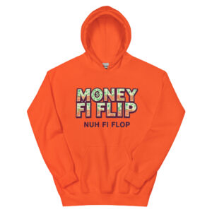 Unisex Hoodie - Orange, XL