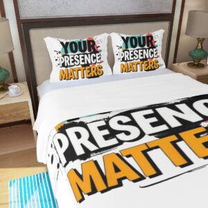 Three Piece Duvet Bedding Set - White, AUD
