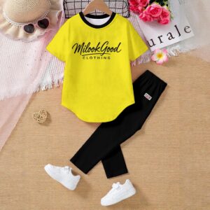 Kids' Casual Top and Pants Set