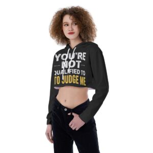 Women's Crop Top Hoodie