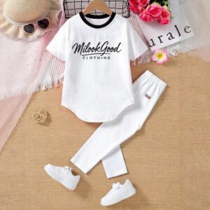 Kids' Casual Top and Pants Set