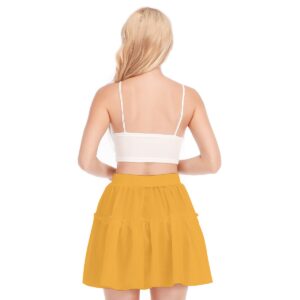 Women's Ruffled Mini Skirt