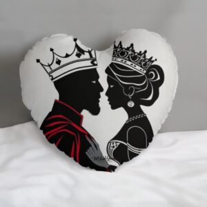 Heart-shaped pillow
