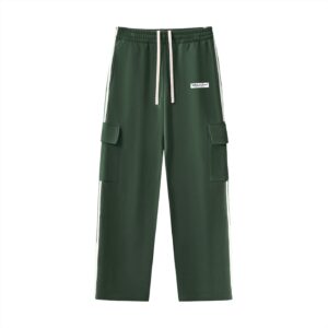 Side Stripe Straight-Leg Pants (Unisex)