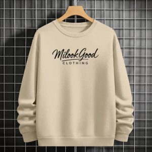 Versatile Men's Polyester Fleece Sweatshirt
