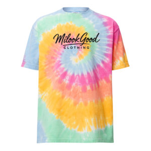 Oversized Tie-Dye T-Shirt (Unisex) - Sherbet rainbow, M