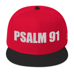Snapback Hat - Black / Red / Red