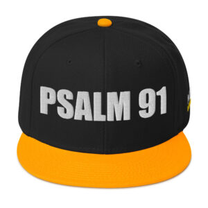Snapback Hat - Gold / Black / Black