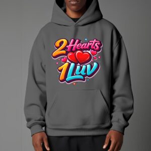 Unisex Pullover Hoodie with Micro-Fleece Lining - Granite Gray, 4XL
