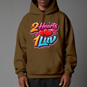 Unisex Pullover Hoodie with Micro-Fleece Lining - Espresso Brown, XL