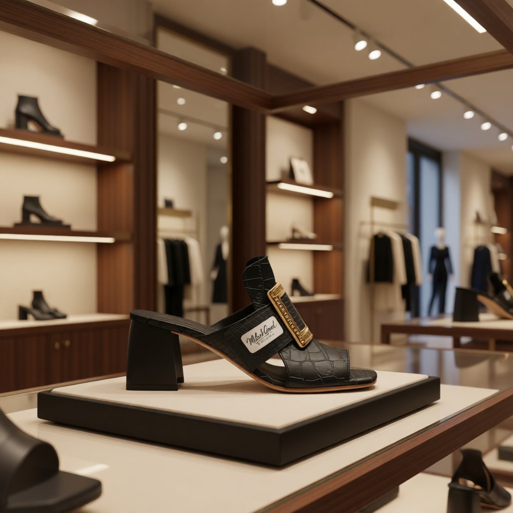 MLG Black Silk — Rich Luxe Sandal
