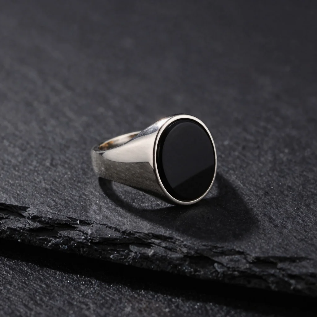 Onyx Signet Ring