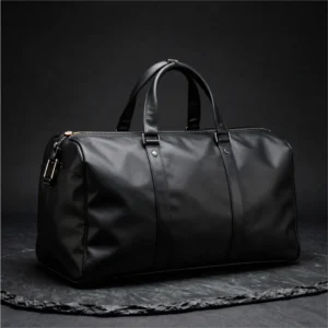 Editorial Leather Duffle Bag
