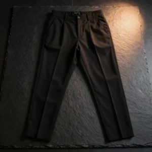 Pleated Wide-Leg Trousers
