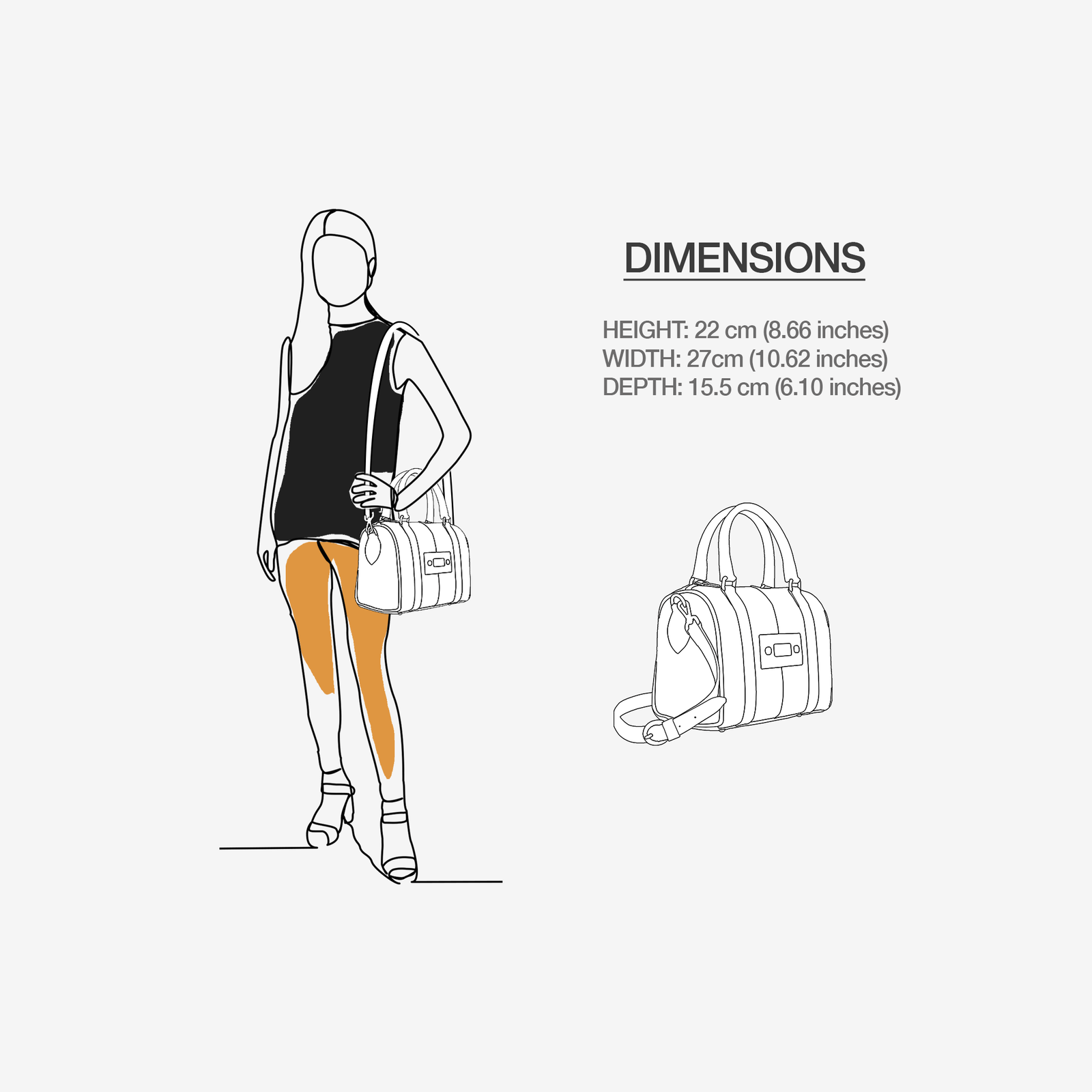 MLG Sorella Designer Luxe Bag - Imagen 3