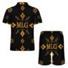 MLG Men's Design Zip-Up Polo Set - Thumbnail Image 2