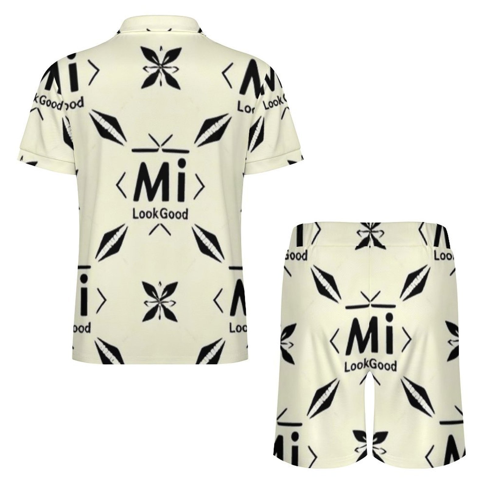MLG Men's Design Zip-Up Polo Set – Image 2